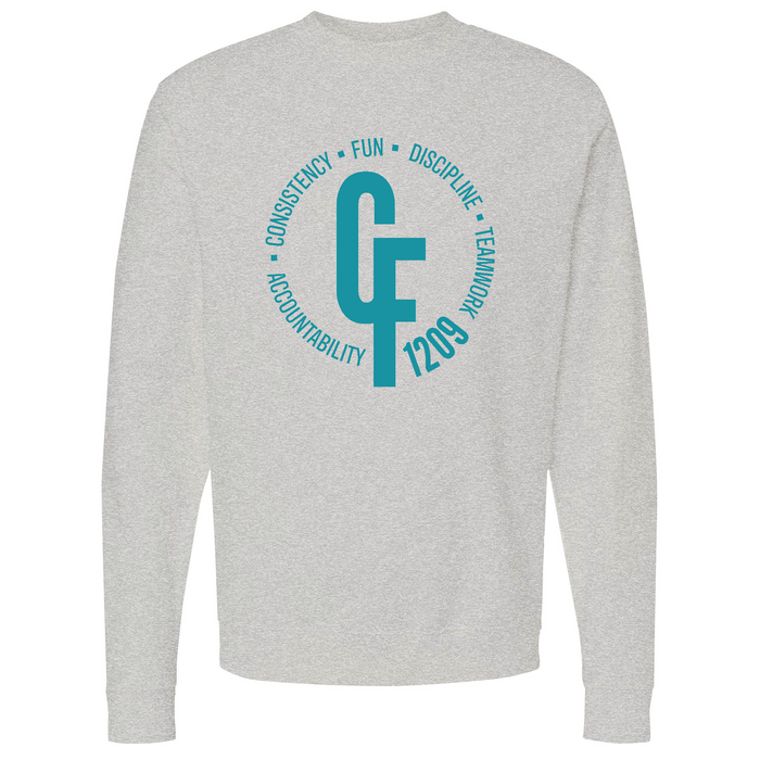 Mens Small Grey Heather Style_Sweatshirt