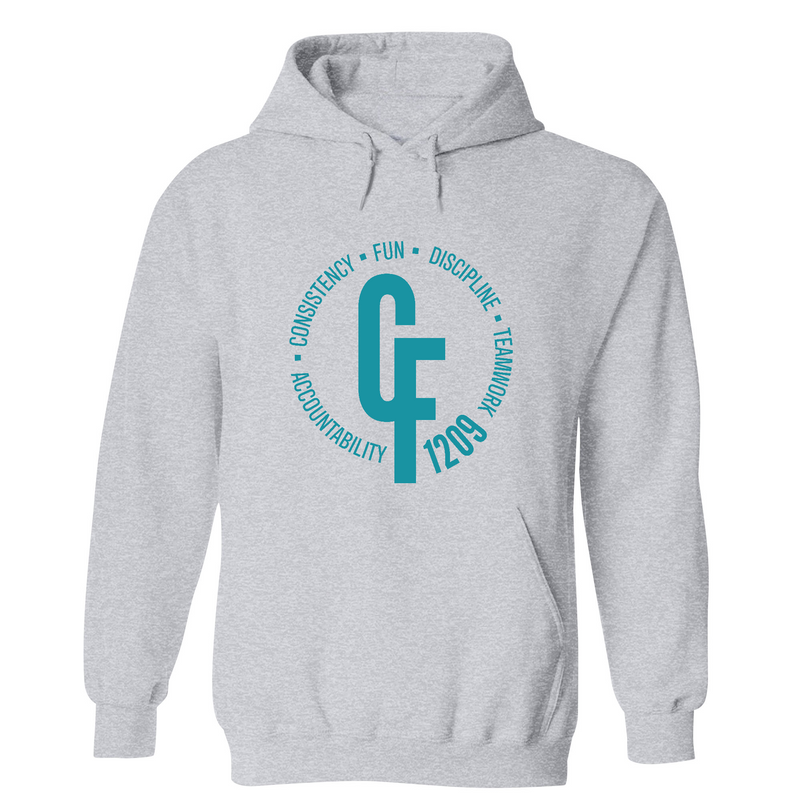 Mens Small Grey Heather Style_Hoodie