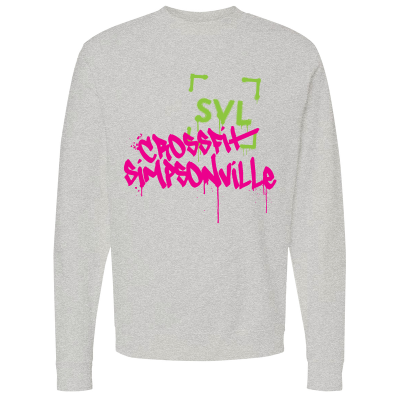 Mens Small Grey Heather Style_Sweatshirt