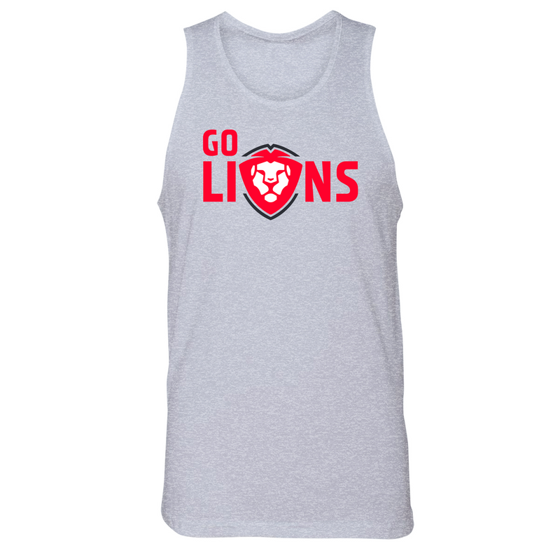 Mens Small Heather Gray Style_Tank Top
