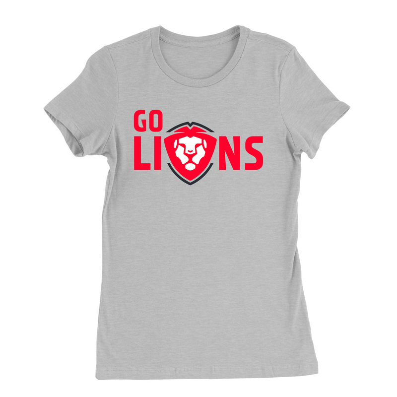 Womens Small Solid Athletic Grey Style_T-Shirt