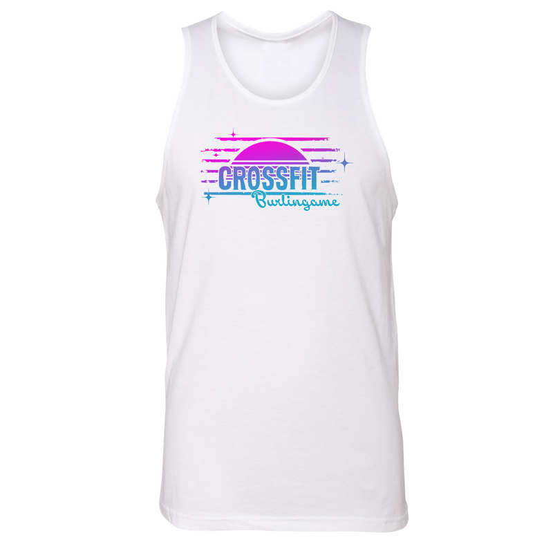 Mens Small White Style_Tank Top