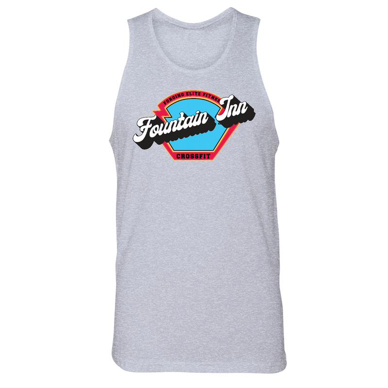 Mens Small Heather Gray Style_Tank Top