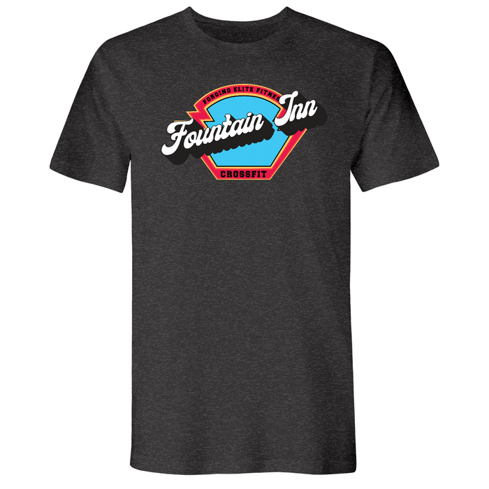 Mens Small Heather Heavy Metal Style_T-Shirt