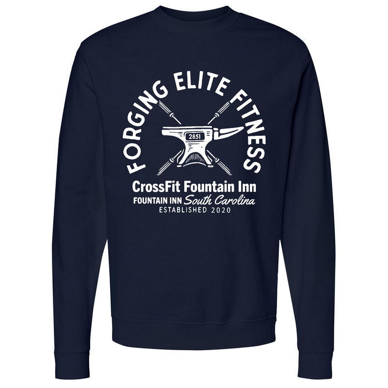 Mens Small Classic Navy Heather Style_Sweatshirt