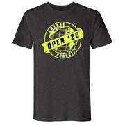 Mens Small Heather Heavy Metal Style_T-Shirt
