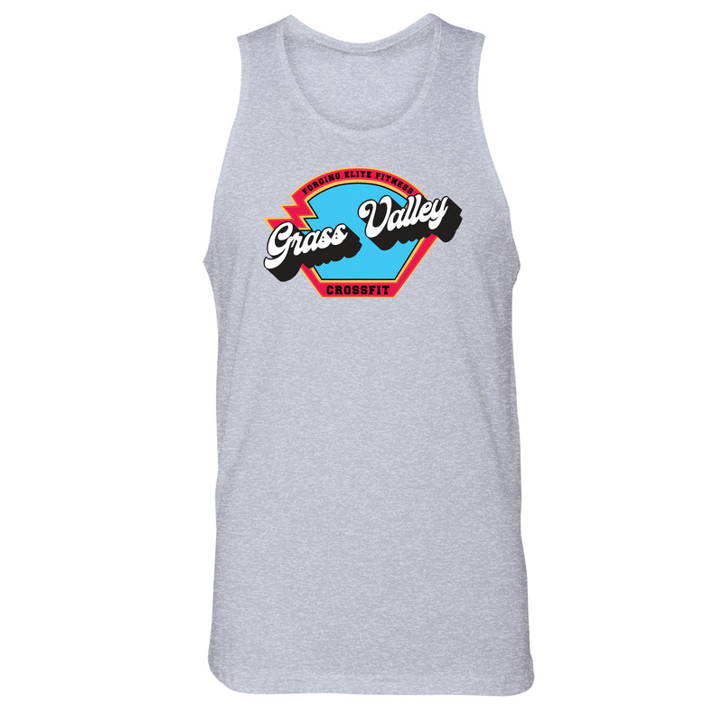 Mens Small Heather Gray Style_Tank Top