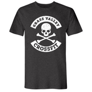 Mens Small Heather Heavy Metal Style_T-Shirt