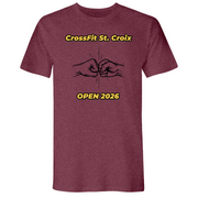 Mens Small Heather Maroon Style_T-Shirt
