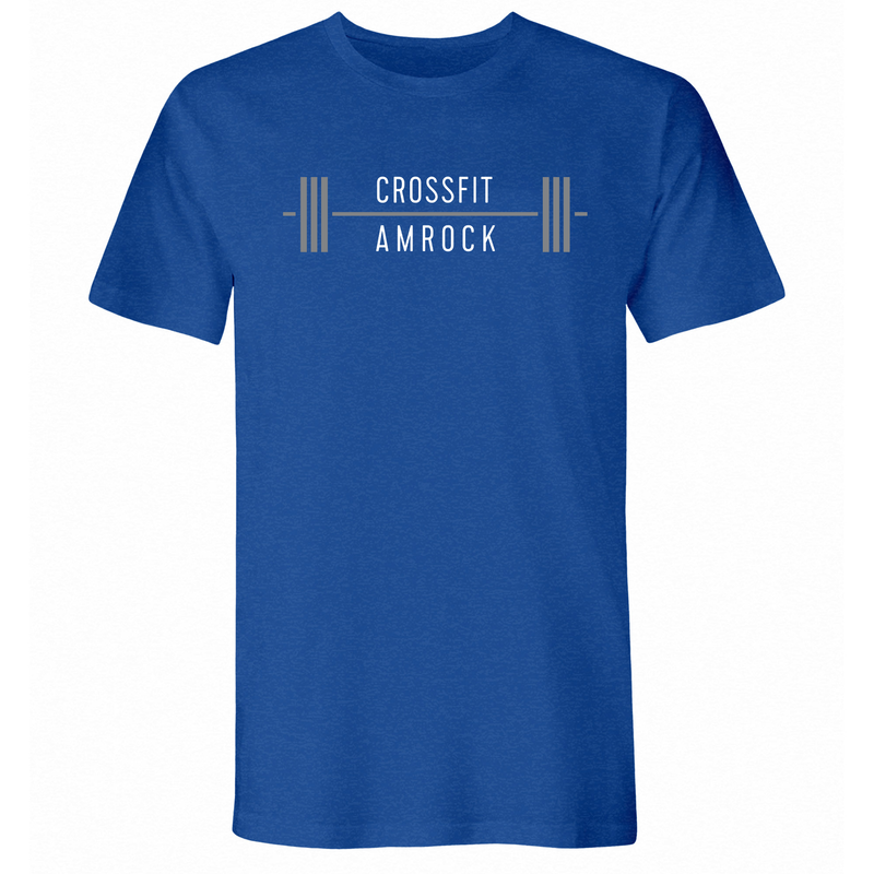 CrossFit AMROCK Barbell Gray Mens - T-Shirt