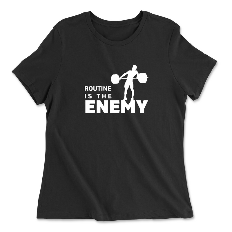 Bigfork Community CrossFit Enemy Womens - Relaxed Jersey T-Shirt