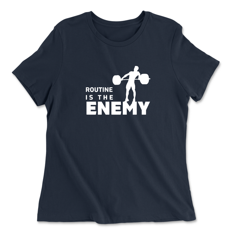 Bigfork Community CrossFit Enemy Womens - Relaxed Jersey T-Shirt