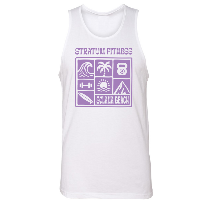Mens Small White Style_Tank Top