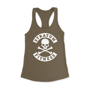 Womens X-Small Military Green Style_Tank Top