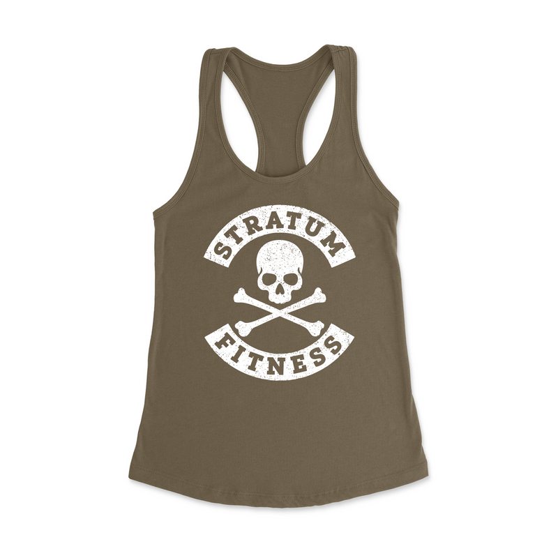 Womens X-Small Military Green Style_Tank Top