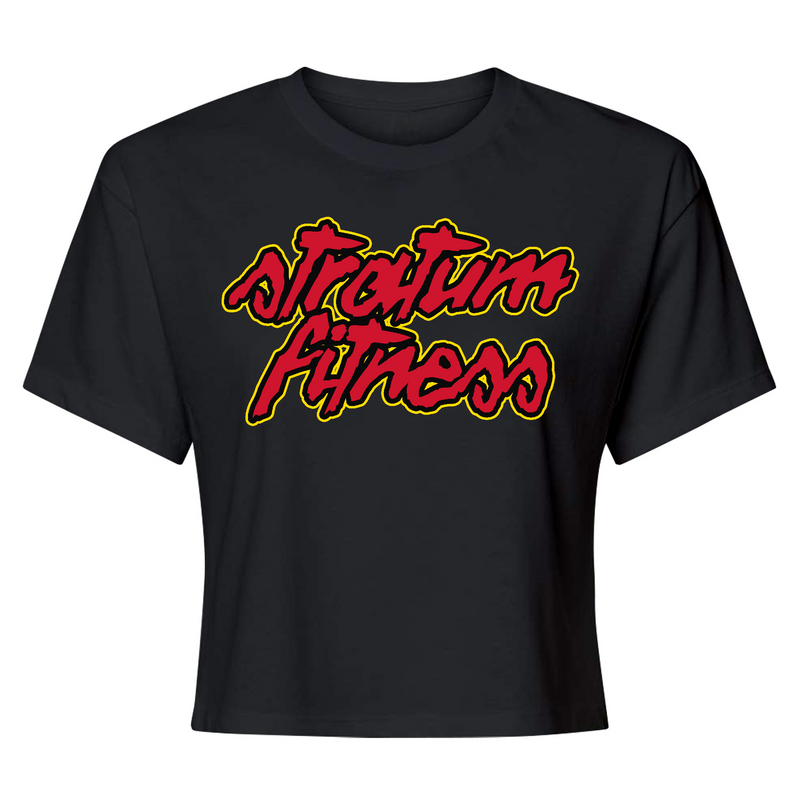 Stratum Fitness Homework LP Womens - Crop Top T-Shirt