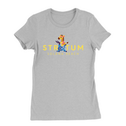 Womens Small Solid Athletic Grey Style_T-Shirt