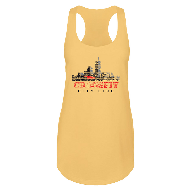 Womens Small Banana Cream Style_Tank Top