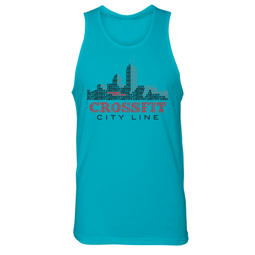 Mens Small Tahiti Blue Style_Tank Top