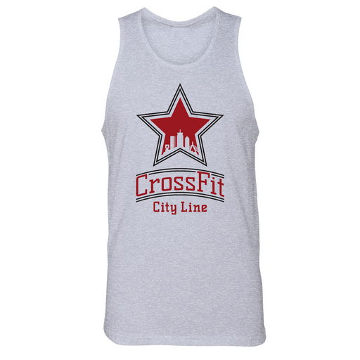 Mens Small Heather Gray Style_Tank Top