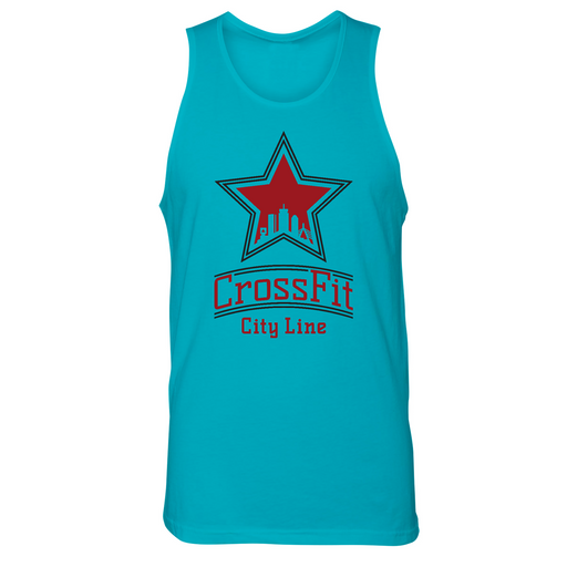 Mens Small Tahiti Blue Style_Tank Top