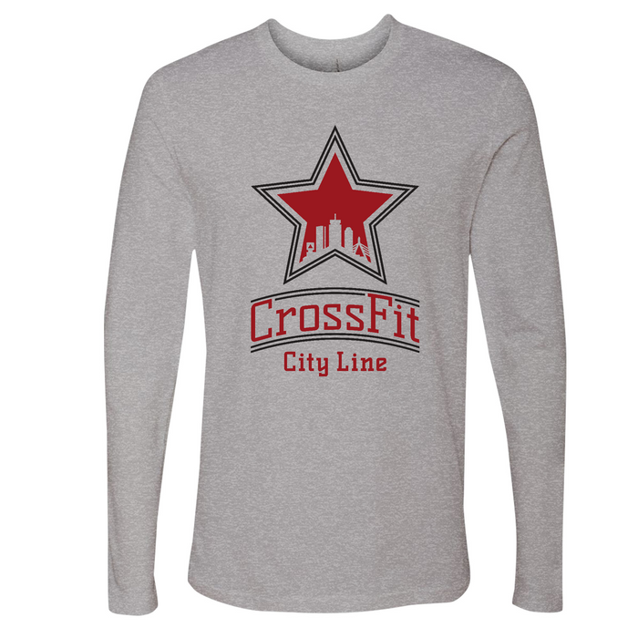 Mens Small Heather Gray Style_Long Sleeve