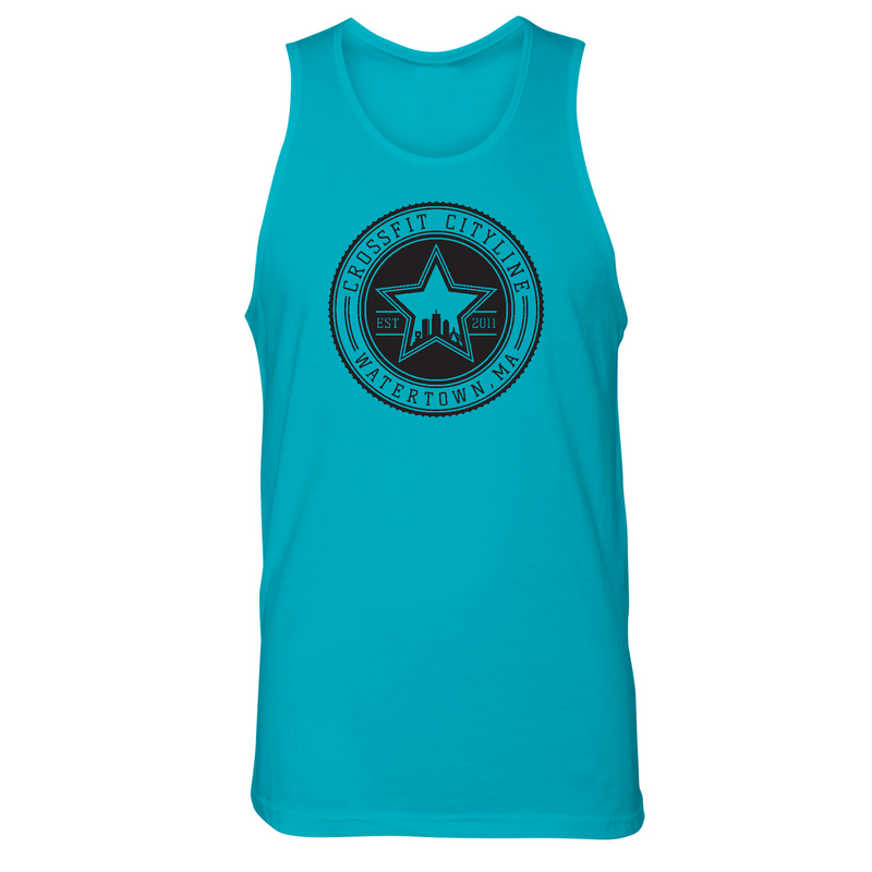 Mens Small Tahiti Blue Style_Tank Top
