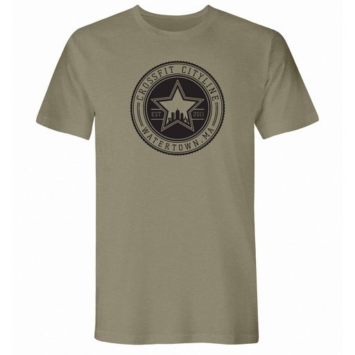 Mens Small Light Olive Style_T-Shirt