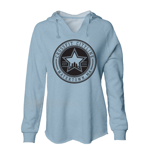 Womens Small Misty Blue Style_Hoodie