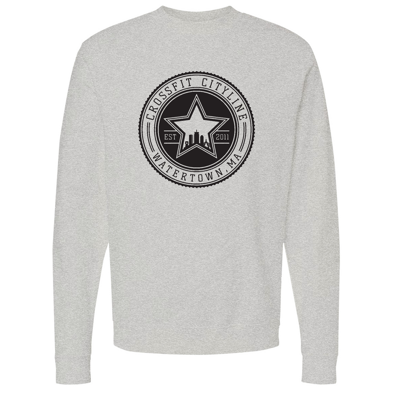 Mens Small Grey Heather Style_Sweatshirt