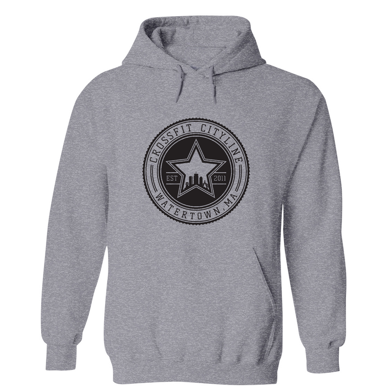Mens Small Gunmetal Heather Style_Hoodie