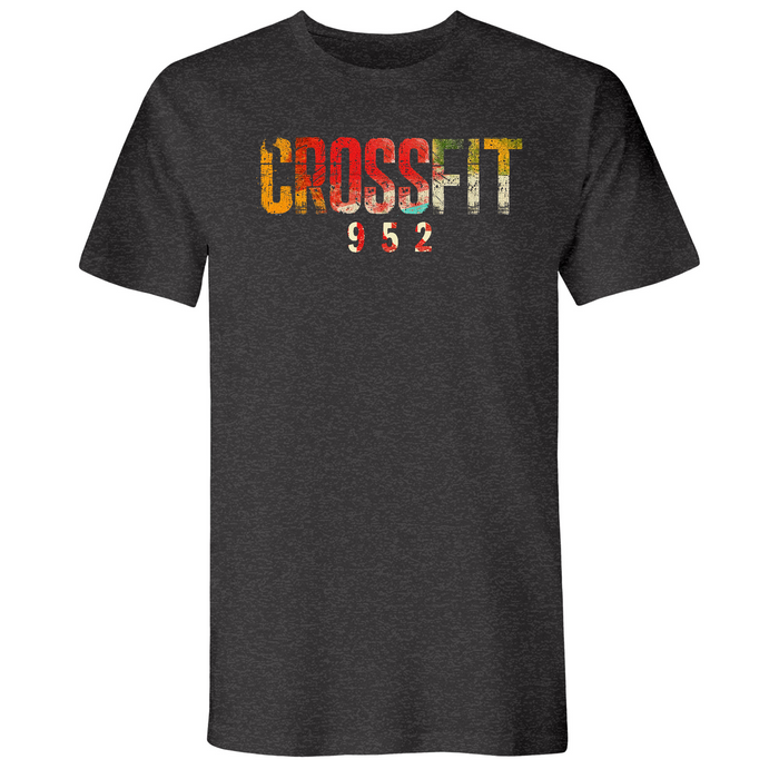 Mens Small Heather Heavy Metal Style_T-Shirt