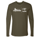 Mens Small Military Green Style_Long Sleeve