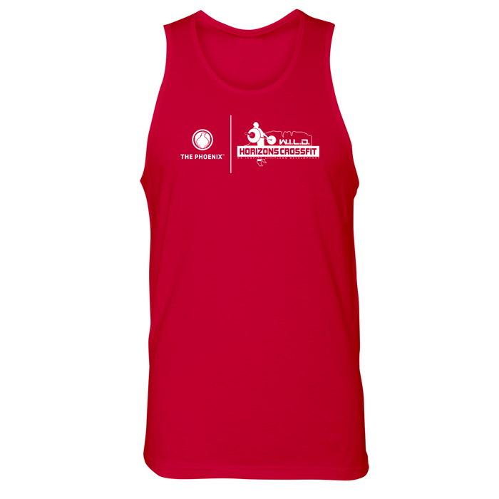 Mens Small Red Style_Tank Top