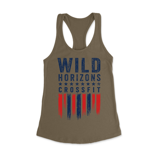 Womens X-Small Military Green Style_Tank Top
