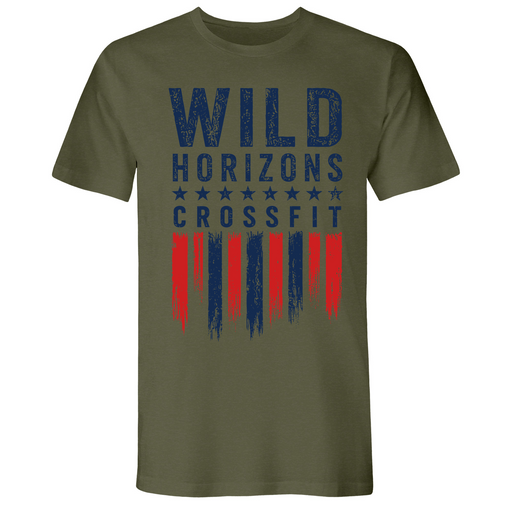 Mens Small Military Green Style_T-Shirt
