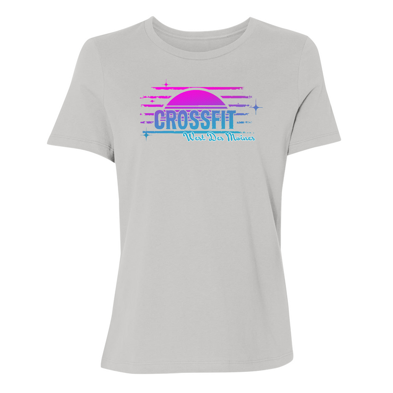 Womens Small Solid Athletic Grey Style_T-Shirt