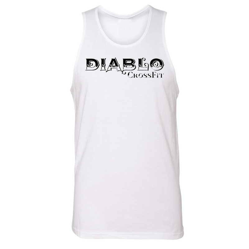 Mens Small White Style_Tank Top