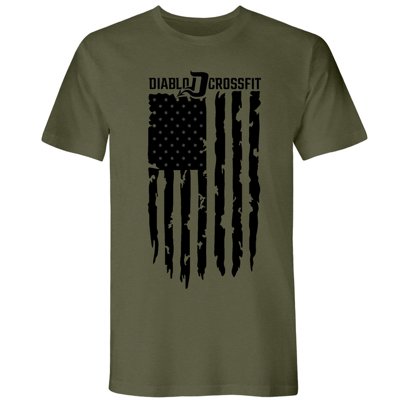 Mens Small Military Green Style_T-Shirt