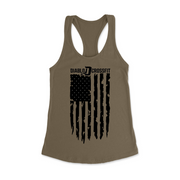 Womens X-Small Military Green Style_Tank Top