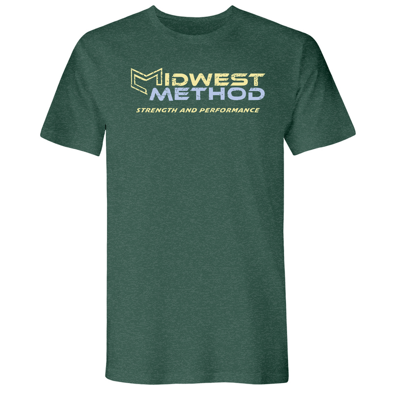 Mens Small Heather Forest Green Style_T-Shirt