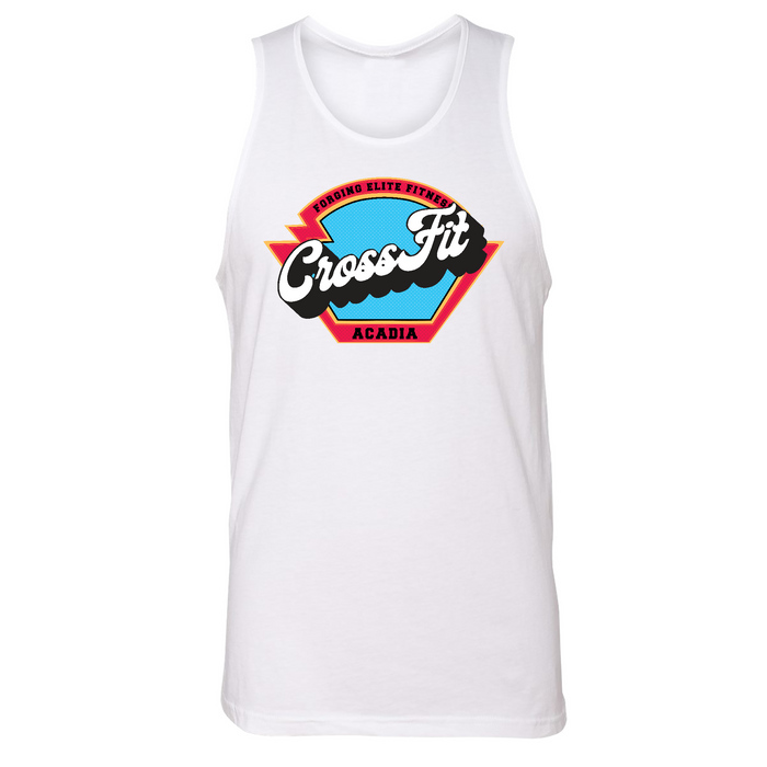 Mens Small White Style_Tank Top