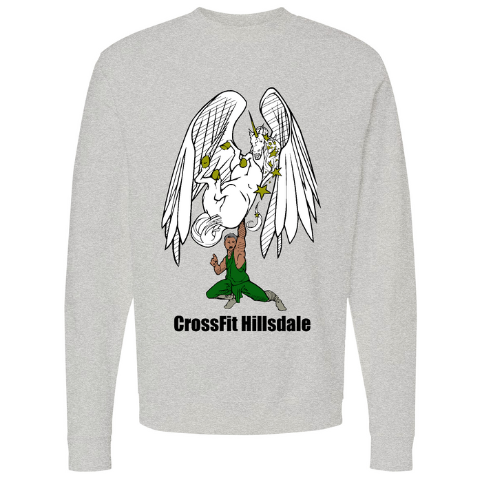 Mens Small Grey Heather Style_Sweatshirt