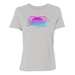 Womens Small Solid Athletic Grey Style_T-Shirt