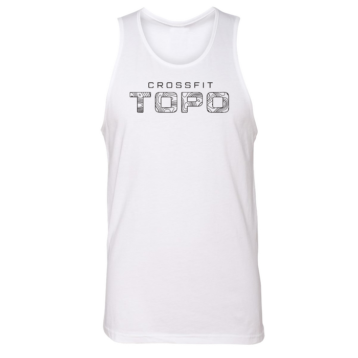 Mens Small White Style_Tank Top