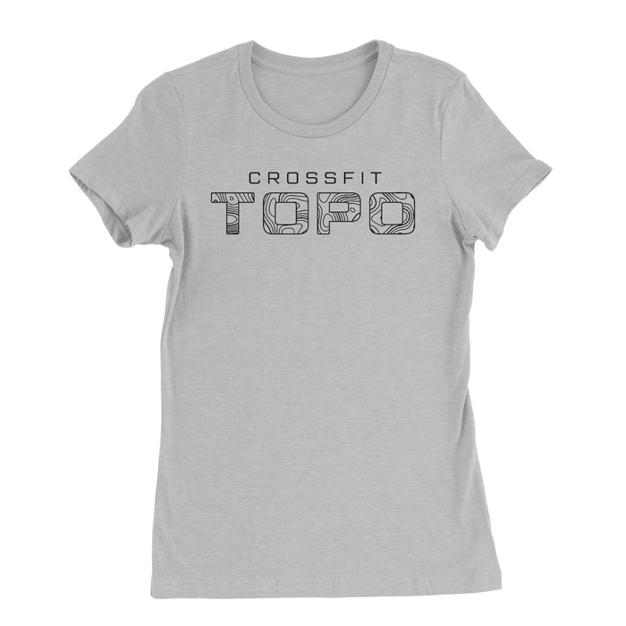 Womens Small Solid Athletic Grey Style_T-Shirt