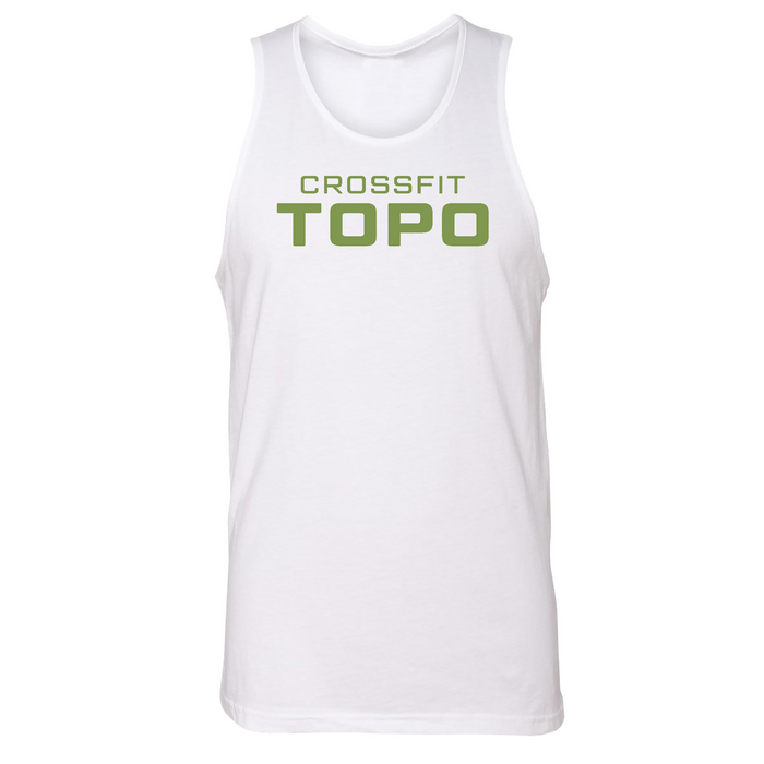 Mens Small White Style_Tank Top