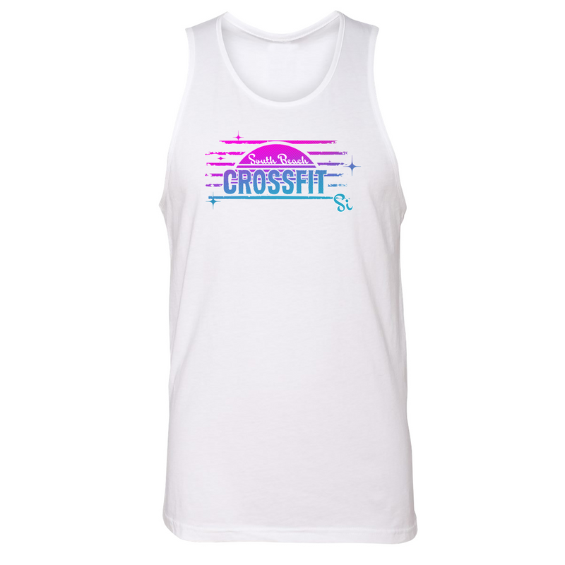 Mens Small White Style_Tank Top