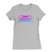 Womens Small Solid Athletic Grey Style_T-Shirt