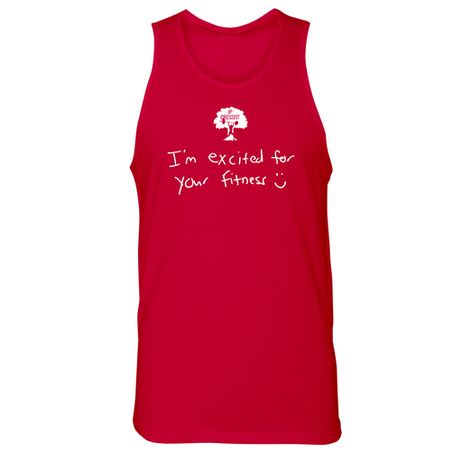 Mens Small Red Style_Tank Top